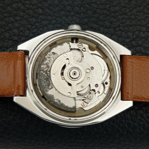 Vintage 1973 Citizen Automatic Womans Silver Watch W/daydate & Gold accents
